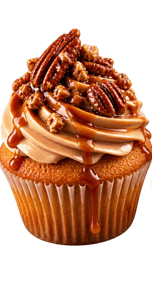 Hazelnut Praline Cupcake